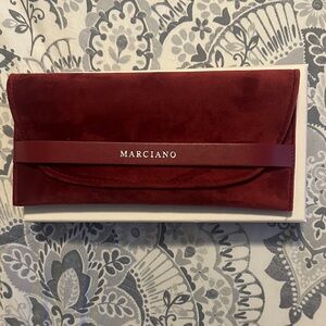 Marciano Burgundy Cosmetic Bag